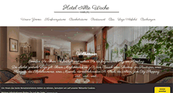 Desktop Screenshot of hotel-alte-wache.de